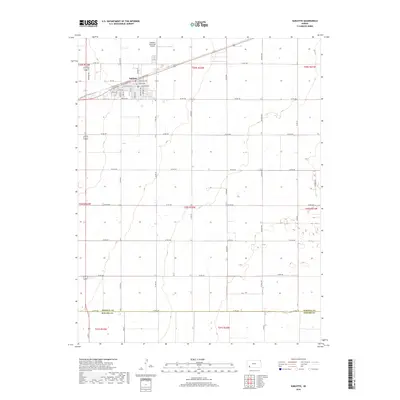 2018 Map of Sublette, 2018 Print