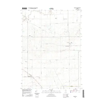 2015 Map of Sublette, 2015 Print