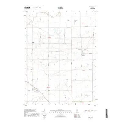 2018 Map of Sublette, 2018 Print