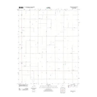 2012 Map of Sublette SE, 2012 Print