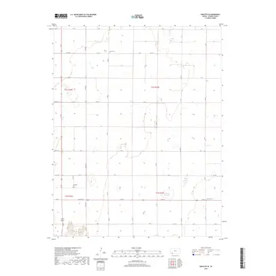 2018 Map of Sublette SE, 2018 Print