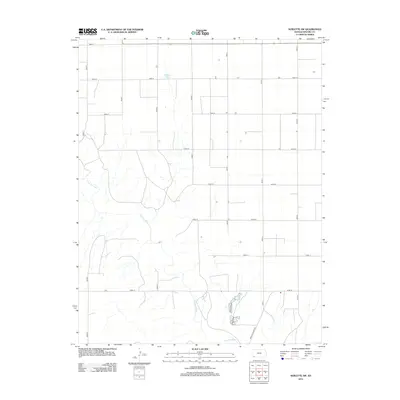 2012 Map of Sublette SW, 2012 Print