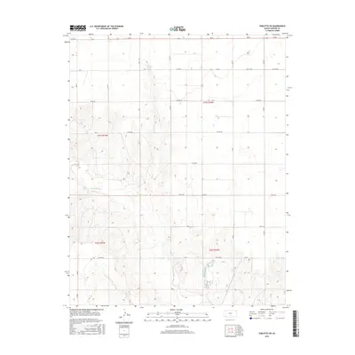 2016 Map of Sublette SW, 2016 Print