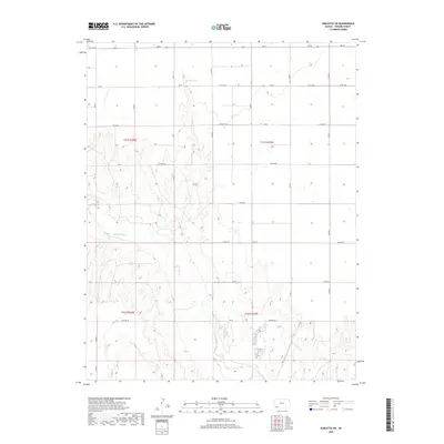 2018 Map of Sublette SW, 2018 Print