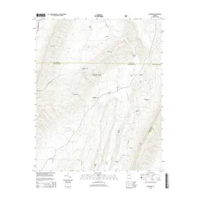 2014 Map of Subligna, 2014 Print