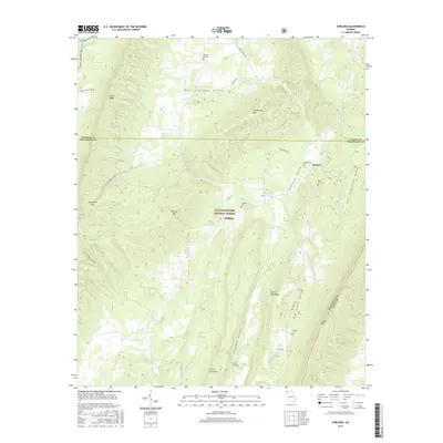 2017 Map of Subligna, 2017 Print