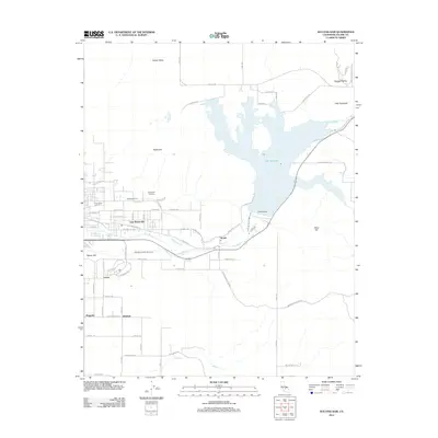 2012 Map of Success Dam, 2012 Print