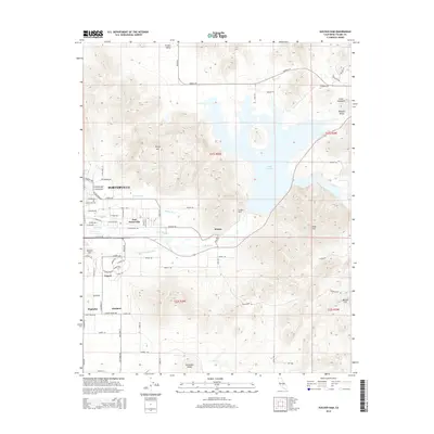 2015 Map of Success Dam, 2015 Print