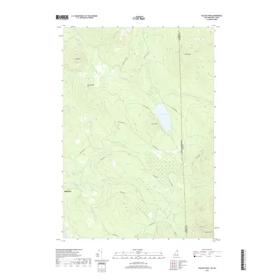 2018 Map of Success Pond, 2018 Print