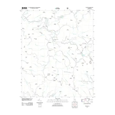2011 Map of Suches, 2011 Print