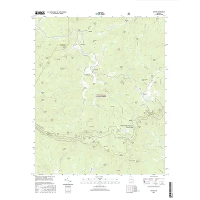 2017 Map of Suches, 2017 Print