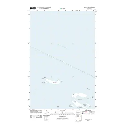 2011 Map of Sucia Island, 2011 Print