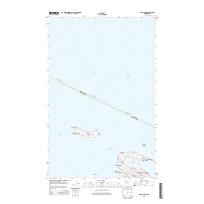2014 Map of Sucia Island, 2014 Print