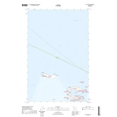 2020 Map of Sucia Island, 2020 Print