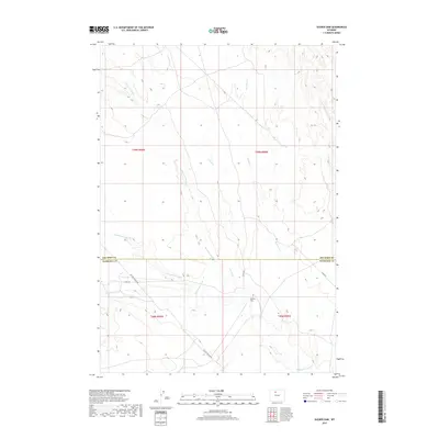 2017 Map of Sucker Dam, 2017 Print