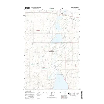 2016 Map of Sucker Lakes, 2016 Print