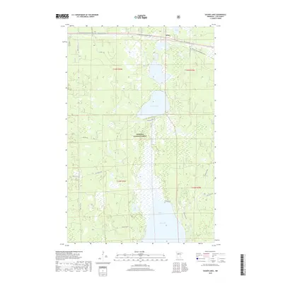 2019 Map of Sucker Lakes, 2019 Print
