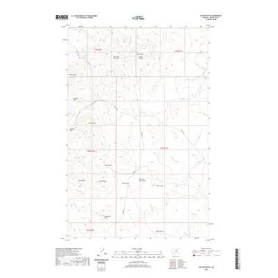 2020 Map of Suction Butte, 2020 Print