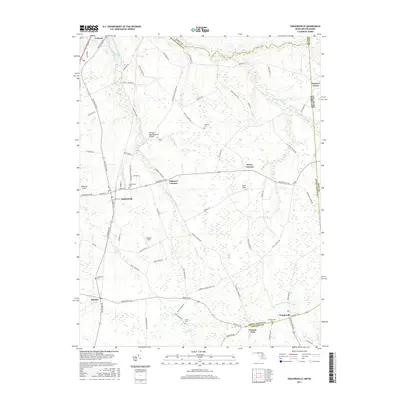 2017 Map of Sudlersville, 2017 Print