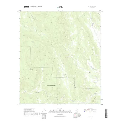 2019 Map of Sue Peaks, 2019 Print
