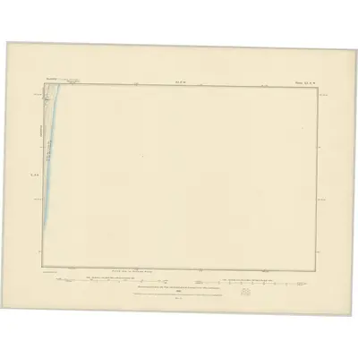 1881 Map of Suffolk LI.SW, 1883 Print