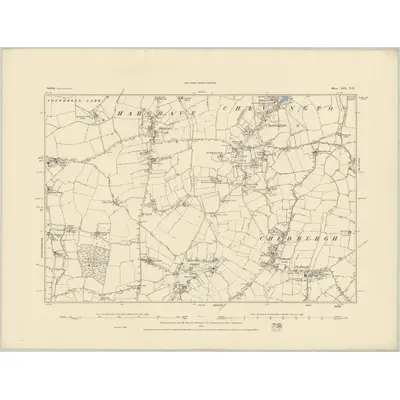 1884 Map of Suffolk LIII.NE