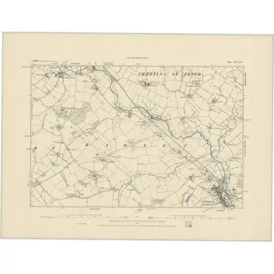 1884 Map of Suffolk LVI.SE