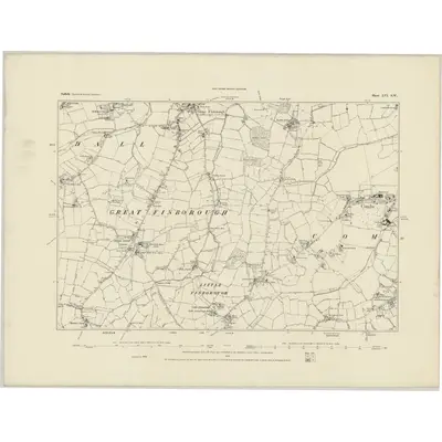 1884 Map of Suffolk LVI.SW
