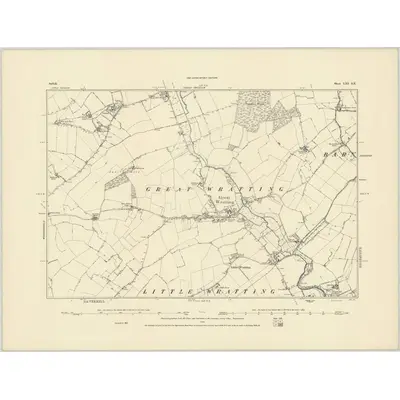 1885 Map of Suffolk LXI.SE
