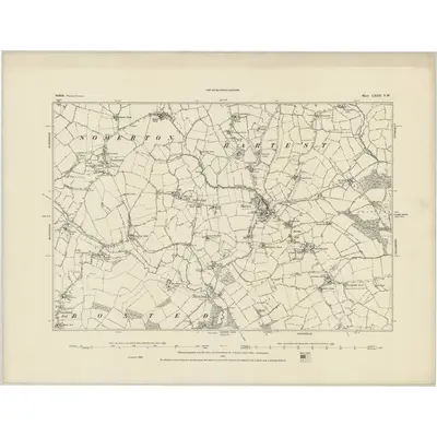 1884 Map of Suffolk LXIII.NW