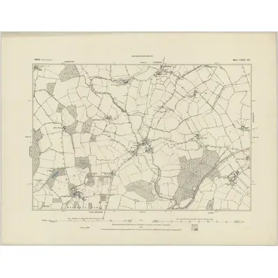 1884 Map of Suffolk LXIII.SE