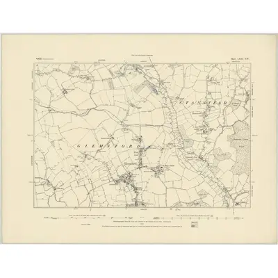 1884 Map of Suffolk LXIII.SW
