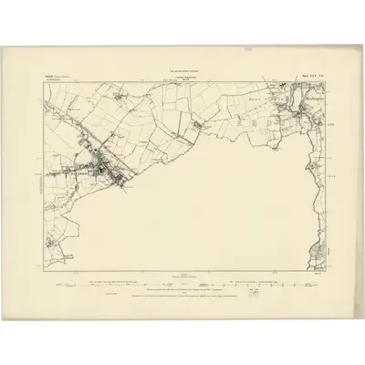 1885 Map of Suffolk LXX.NE