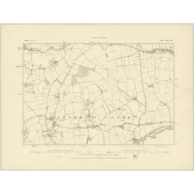 1885 Map of Suffolk LXXI.NW