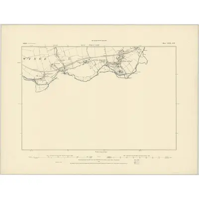 1885 Map of Suffolk LXXI.SW