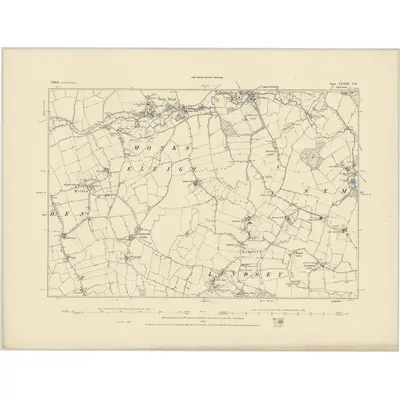 1885 Map of Suffolk LXXIII.NE