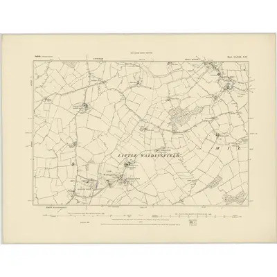 1885 Map of Suffolk LXXIII.NW