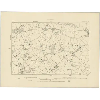1885 Map of Suffolk LXXIII.SE
