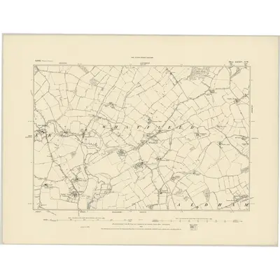 1884 Map of Suffolk LXXIV.NW