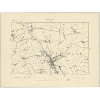 1884 Map of Suffolk LXXIV.SW