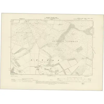 1902 Map of Suffolk LXXVII.NW, 1905 Print