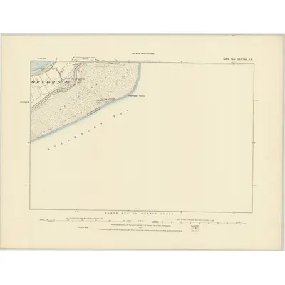 1880 Map of Suffolk LXXVIII.NE, 1887 Print