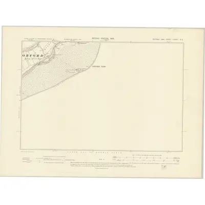 1902 Map of Suffolk LXXVIII.NE, 1905 Print