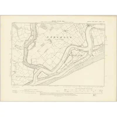 1902 Map of Suffolk LXXVIII.NW, 1905 Print