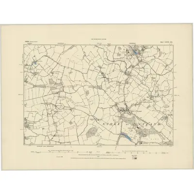 1885 Map of Suffolk LXXX.SE