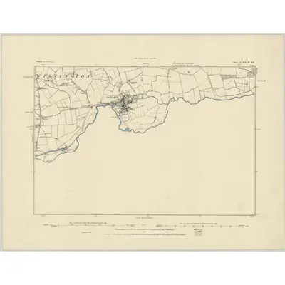 1885 Map of Suffolk LXXXVI.NE