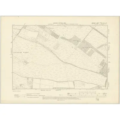 1903 Map of Suffolk XII.SE, 1905 Print