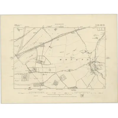 1884 Map of Suffolk XLII.NE