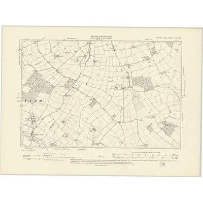 1903 Map of Suffolk XLIX.NE, 1905 Print