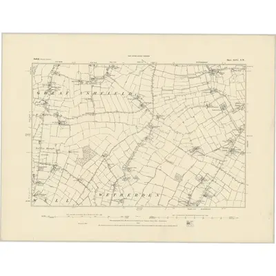 1884 Map of Suffolk XLVI.NW
